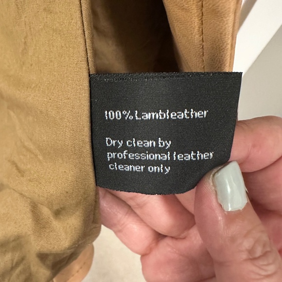 Genuine Lamb Leather Jacket - Picture 6 of 8